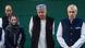 Kashmiri leader and president of the People's Democratic Party Mehbooba Mufti, pictured left, stands with National Conference party leaders Farooq Abdullah and Omar Abdullah (pictured right) Kashmiri leader and president of the People's Democratic Party Mehbooba Mufti, pictured left, stands with National Conference party leaders Farooq Abdullah and Omar Abdullah (pictured right)