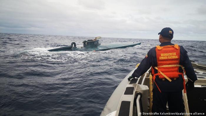 U-Boot mit Kokain im Millionenwert vor Kolumbien entdeckt