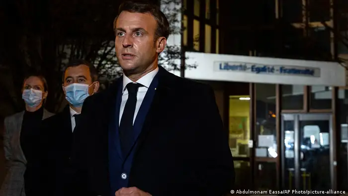 Frankreich | Paris | Emmanuel Macron spricht nach einer brutalen Messerattacke