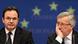Griechenlands Finanzminister Papakonstantinou und Eurogruppen-Chef Juncker (Foto: AP) Griechenlands Finanzminister Papakonstantinou und Eurogruppen-Chef Juncker (Foto: AP)