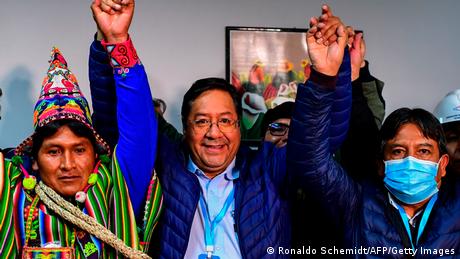 Bolivien Wahlen Präsidentschaftskandidat Luis Arce (Ronaldo Schemidt/AFP/Getty Images)