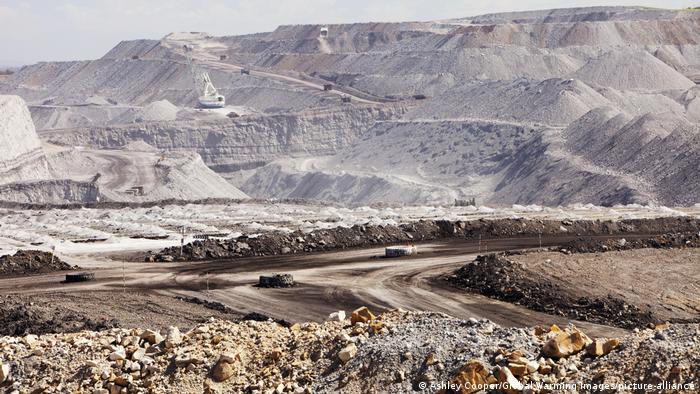 Minera de carbón en Hunter Valley, Australia.