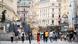 Picture shows people walking through the streets of Vienna Picture shows people walking through the streets of Vienna