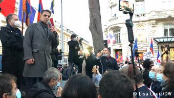 Από τις διαδηλώσεις στο Παρίσι για το Ναγκόρνο-Καραμπάχ