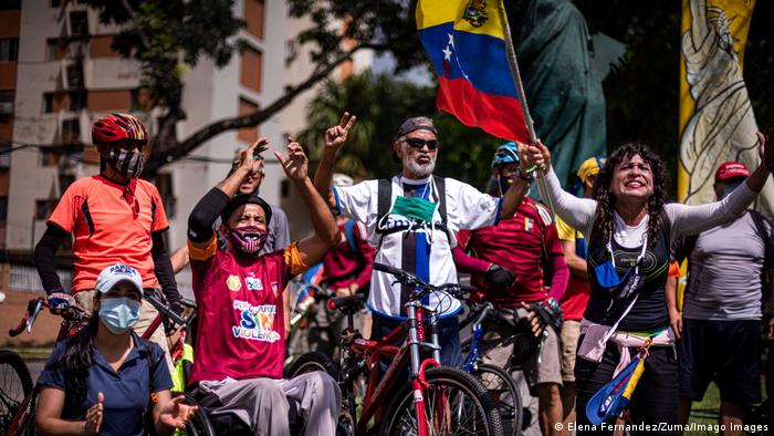 Venezuela Valencia Carabobo | Fahrradprotest