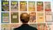 A man looks at a display of historical MAD magazine at the comics exhibition in the Jewish Museum in Berlin A man looks at a display of historical MAD magazine at the comics exhibition in the Jewish Museum in Berlin