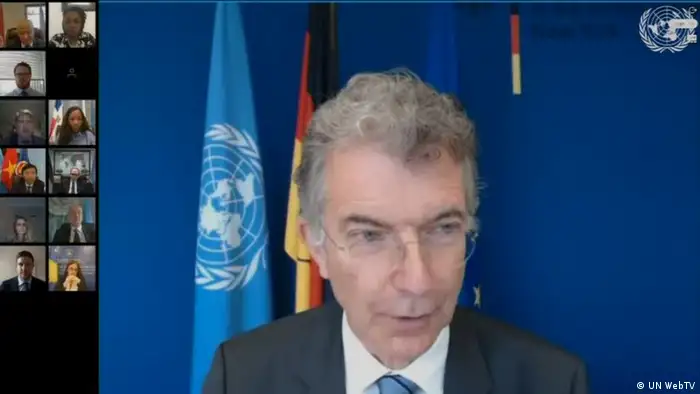 Videokonferenz UN Security Council | Christoph Heusgen