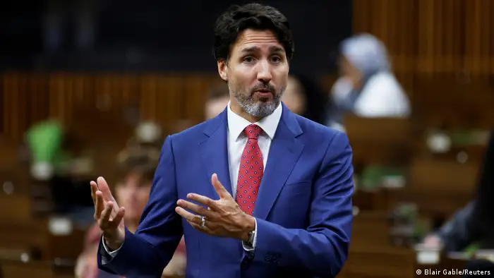 Kanada Ottawa Premierminister Justin Trudeau während Fragestunde im Parlament