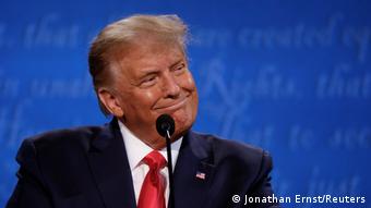 USA Präsidentschaftswahl l TV-Duell, Präsident Donald Trump in Nashville (Jonathan Ernst/Reuters)