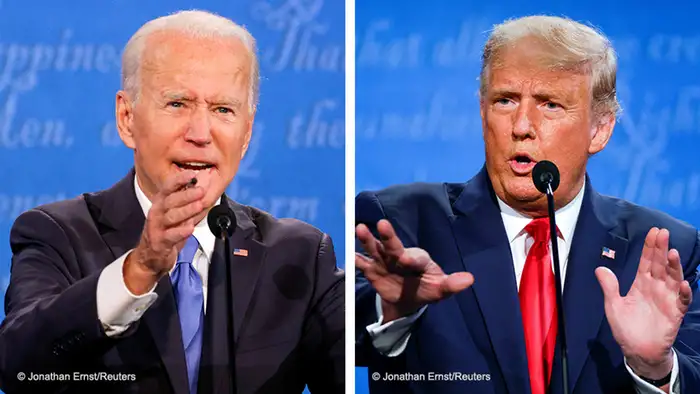 USA Präsidentschaftswahlkampf l TV-Debatte Biden vs Trump, Kombo