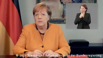 Video-Podcast zur Coronakrise von Angela Merkel