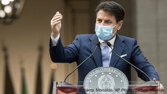 Il primo ministro italiano Giuseppe Conte