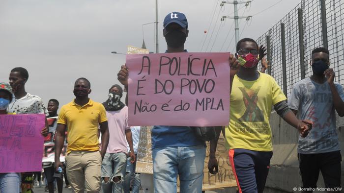 Angola Luanda | Demonstration | Gegen Polizeigewalt 