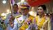 Thailand's King Maha Vajiralongkorn and Queen Suthida attend a ceremony in October 2020 Thailand's King Maha Vajiralongkorn and Queen Suthida attend a ceremony in October 2020