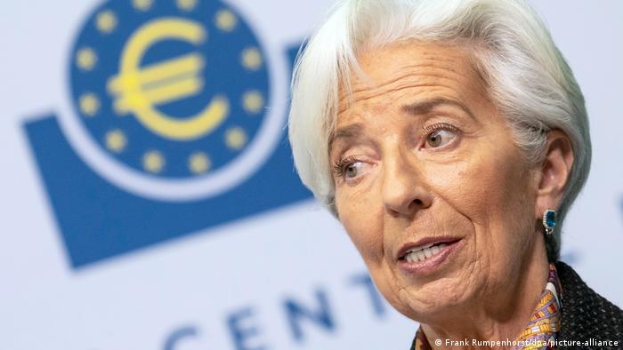 Deutschland Frankfurt | Präsidentin EZB | Christine Lagarde (Frank Rumpenhorst/dpa/picture-alliance)