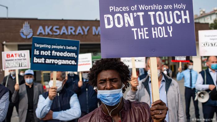 Manifestants en Turquie.