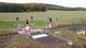 A pedestrian railroad crossing leading to nowhere near Kamenz, Germany A pedestrian railroad crossing leading to nowhere near Kamenz, Germany