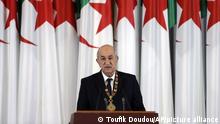 الرئيس الجزائري عبد المجيد تبون