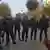 Милиция во время акции протеста в Бресте
