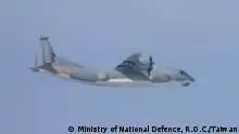 Titel: Yun 9 aircraft- Electronic warfare (ECM) variant used by the Chinese People's Liberation Army Air Force
Beschreibung: Chinese Liberation army frequently enter Taiwan's 'air defence identification zone' frequently, which strained the cross-strait relationship. Aufnahmezeitraum: Okt. 2020
Keywords: China, Taiwan, air defence identification zone, Liberation army, Air force
The copyright belongs to Ministry of National Defence, R.O.C.(Taiwan). 