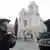 Policiais em frente à Basílica de Notre-Dame, onde ocorreu o atentado que deixou três mortos em Nice