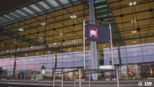 Die Architektur des neuen Flughafens BER in Berlin