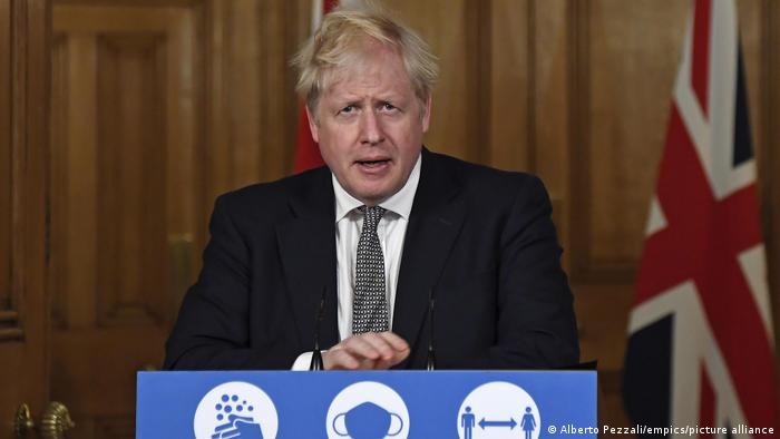 England | Coronavirus | PK Boris Johnson (Alberto Pezzali/empics/picture alliance)