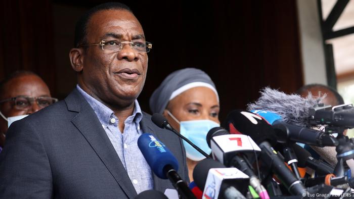 Elfenbeinküste Wahl 2020 | PK Pascal Affi N'Guessan FPI (Luc Gnago/REUTERS)