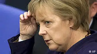 Deutschland Bundestag Finanzkrise Griechenland Angela Merkel