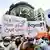Dhaka Bangladesch Proteste gegen Macron und Frankreich
