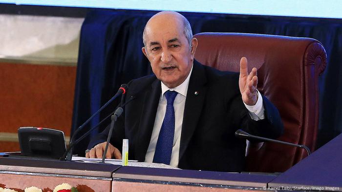 Algerien Präsident Abdelmadjid Tebboune in Algier Algerien Präsident Abdelmadjid Tebboune in Algier