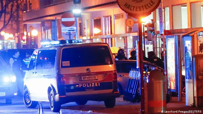 Österreich Wien | Polizeiaufgebot nach Schießerei im Stadtzentrum