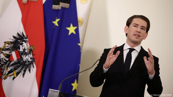 Cancelarul austriac Sebastian Kurz