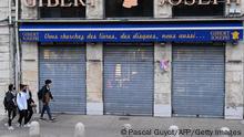 Frankreich Coronavirus Montpellier Lockdown