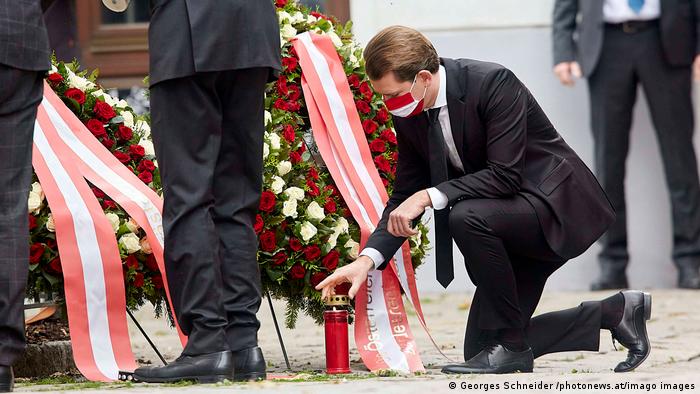 Kancelar Sebastian Kurz odaje počast žrtvama terorističkog napada