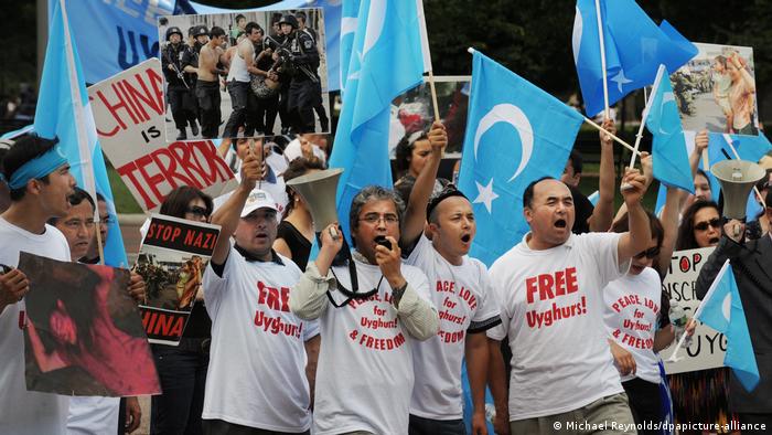 Symbolbild Konflikt Uiguren - China | Protest in Washington 2009