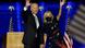 US President-elect Joe Biden and his wife Jill Biden wave from the stage US President-elect Joe Biden and his wife Jill Biden wave from the stage