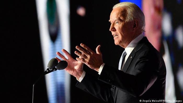USA Wilmington | Rede Joe Biden und Kamala Harris nach dem Wahlsieg (Angela Weiss/AFP/Getty Images)