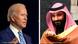 Bildkombo Joe Biden Kronprinz Mohammed bin Salman Bildkombo Joe Biden Kronprinz Mohammed bin Salman