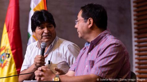 Evo Morales y Luis Arce. Evo Morales y Luis Arce.