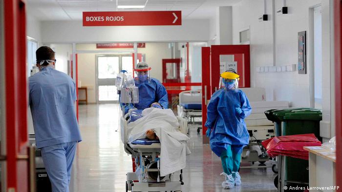 Un hospital con pacientes de coronavirus en Mendoza, Argentina. (6.11.2020).