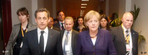 Angela Merkel Nicolas Sarkozy Belgien EU-Gipfel No-Flash