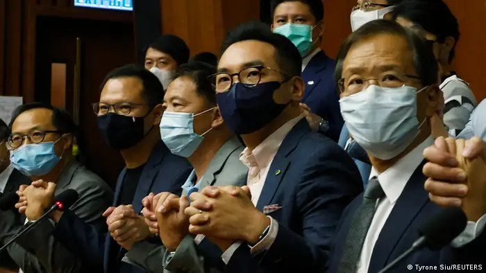 Hongkong PK Kenneth Leung, Dennis Kwok, Wu Chi-wai, Alvin Yeung und Kwok Ka-ki