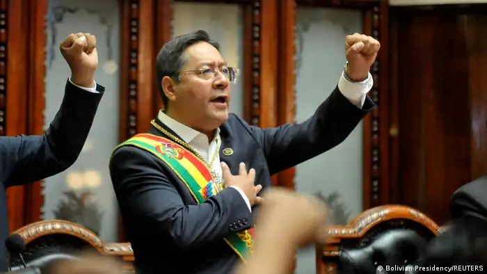 Bolivien La Paz | Luis Arce, Amtseinführung als Präsident
