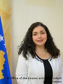 Kosovo amtierende Präsidentin Vjosa Osmani