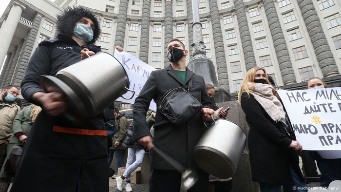 Протест представників ресторанного бізнесу проти карантину вихідного дня