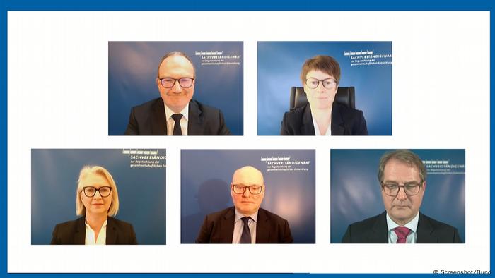 Virtuelle Übergabe des Sachverständigenrat Jahresgutachten