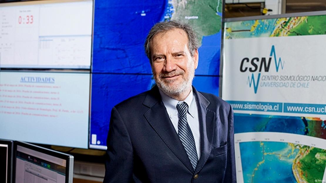 Şili Ulusal Sismoloji Merkezi (CSN) Direktörü Sergio Barrientos Şili Ulusal Sismoloji Merkezi (CSN) Direktörü Sergio Barrientos