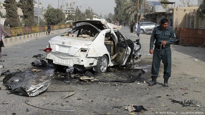  Afghanistan Journalist Autobombe Anschlag Taliban ( Abdul Khaliq/AP/dpa/picture alliance)