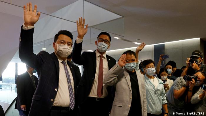 Hongkong Pro-demokratische Abgeordnete Parlament Opposition